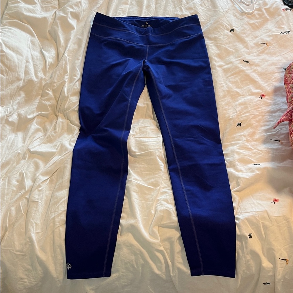 Athleta Vibrant Blue Active Leggings